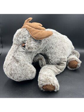 Vintage 1970s Cuddle Toys By Douglas Large 24” Moose Stuffed Plush Made NH USA